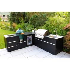 Vivandio elements - Kamadogrill Modul, mattschwarz