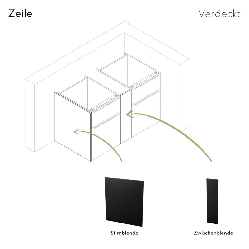 Vivandio elements - Stirnblende, mattschwarz