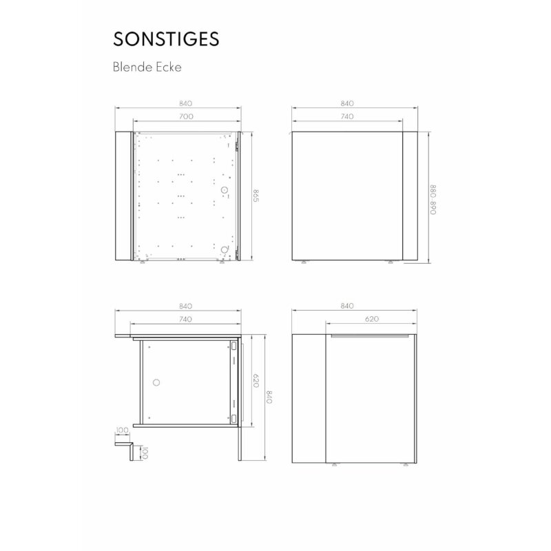 Vivandio elements - Stirnblende, mattschwarz