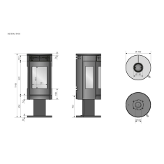 Kaminofen Oranier Rota Twist - 5,5 kW