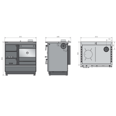K&uuml;chenherd Justus Linz - 7 kW