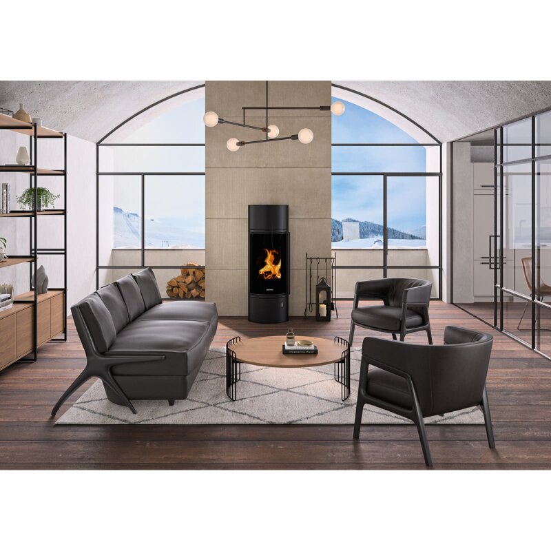 Kaminofen Oranier Arena W+ 2.0 pureBLACK - 7 kW