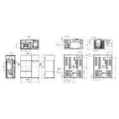 Kombiofen Pellet &amp; Scheitholz Austroflamm Quadra Duo - 7 kW