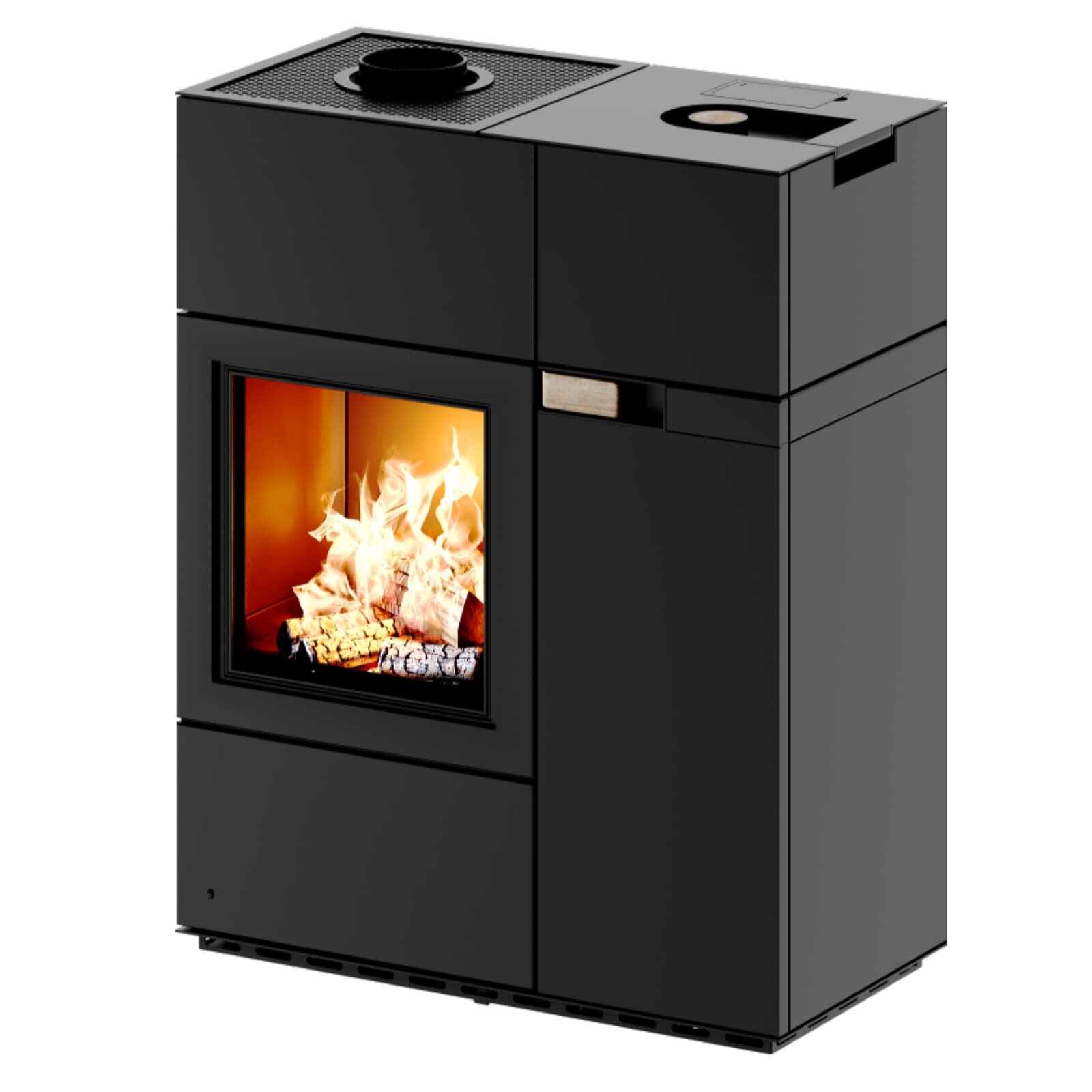 Kombiofen Pellet & Scheitholz Austroflamm Quadra Duo - 7 kW