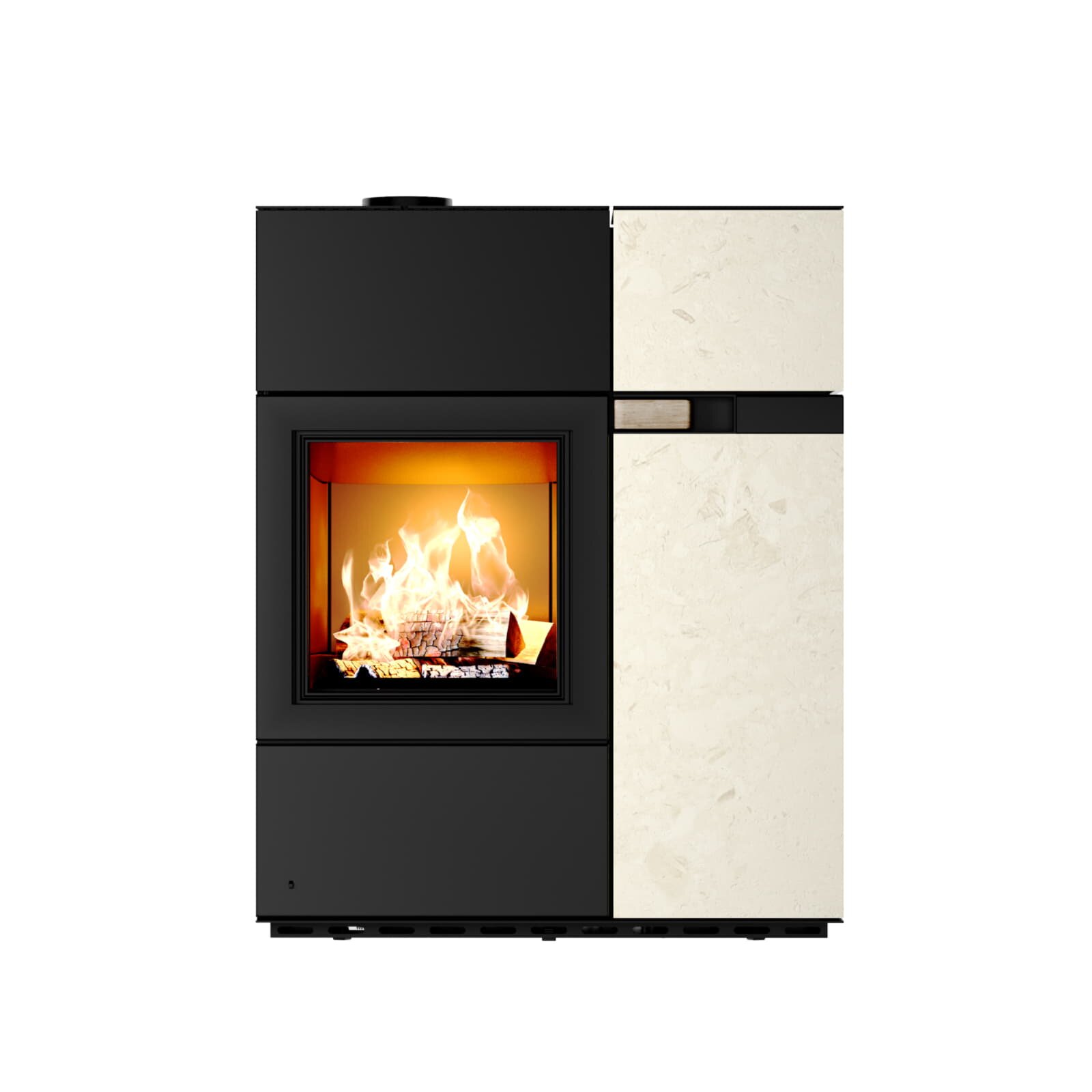 Kombiofen Pellet & Scheitholz Austroflamm Quadra Duo - 7 kW