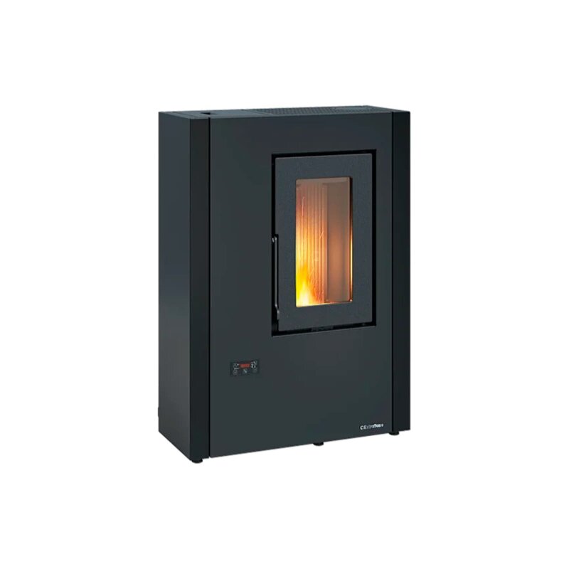 Eckiger Pelletofen La Nordica Extraflame Luiselle - 4,4 kW, schwarz