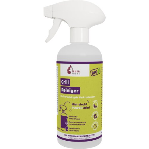 BIO Grill-Reiniger 500ml Sprühflasche - Feuer-Fuchs