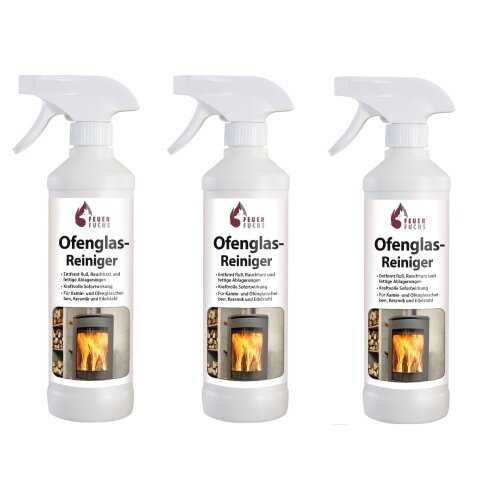 3x Ofenglas-Reiniger, Sprühflasche 500ml -...