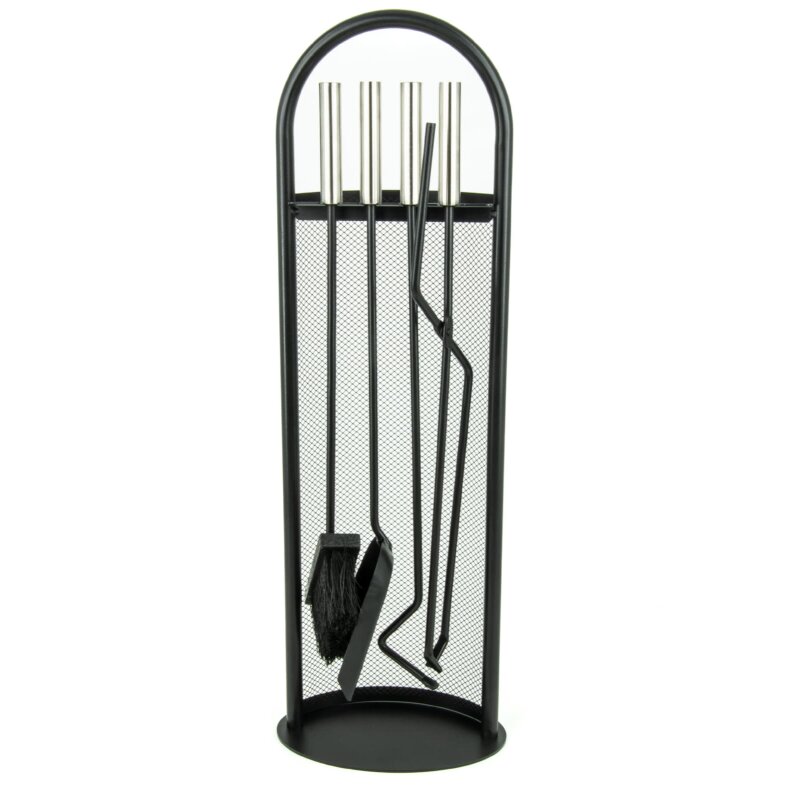 Valo Kaminbesteck Kopenhagen, 4-teilig, Schwarz