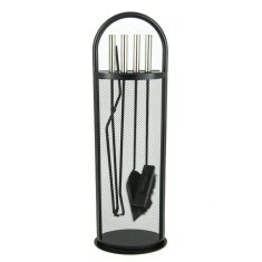 Valo Kaminbesteck Kopenhagen, 4-teilig, Schwarz