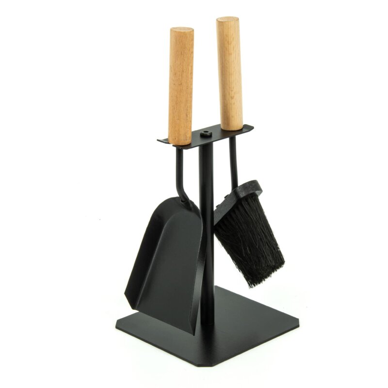 Valo Kaminbesteck Trondheim, 2-teilig, Schwarz