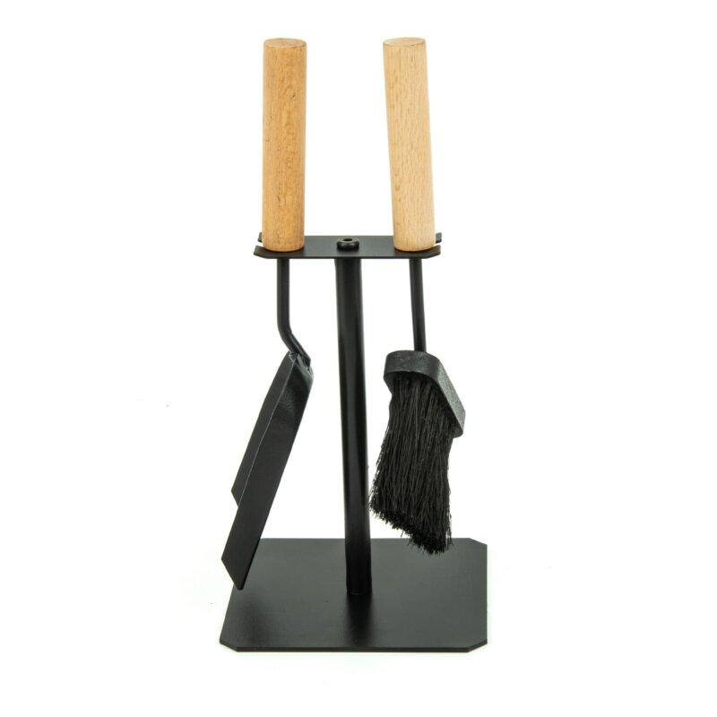 Valo Kaminbesteck Trondheim, 2-teilig, Schwarz