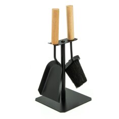 Valo Kaminbesteck Trondheim, 2-teilig, Schwarz