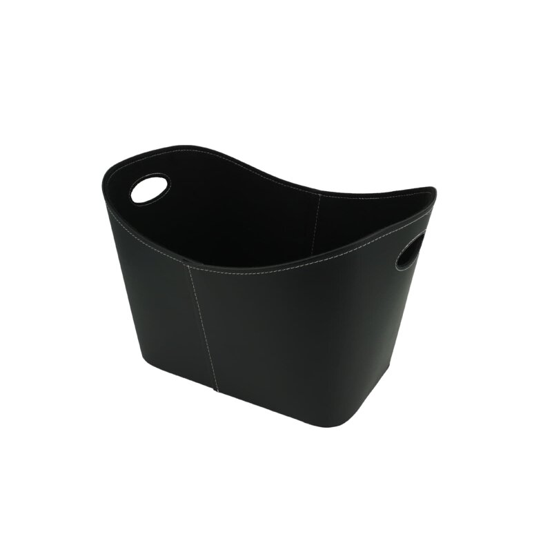 Valo Kunstlederkorb - Schwarz