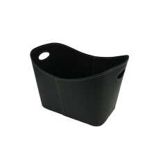 Valo Kunstlederkorb - Schwarz