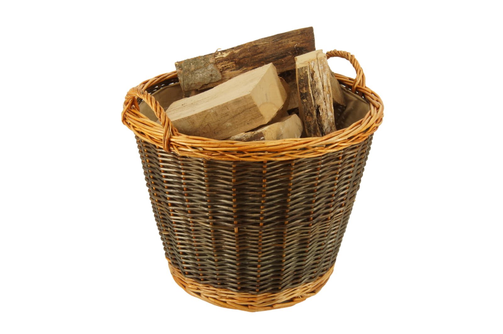 Valo Weidenkorb rund mit Juteeinlage