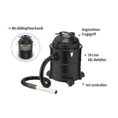 Valo Aschesauger Premium 1.800W, 20Liter, mit...