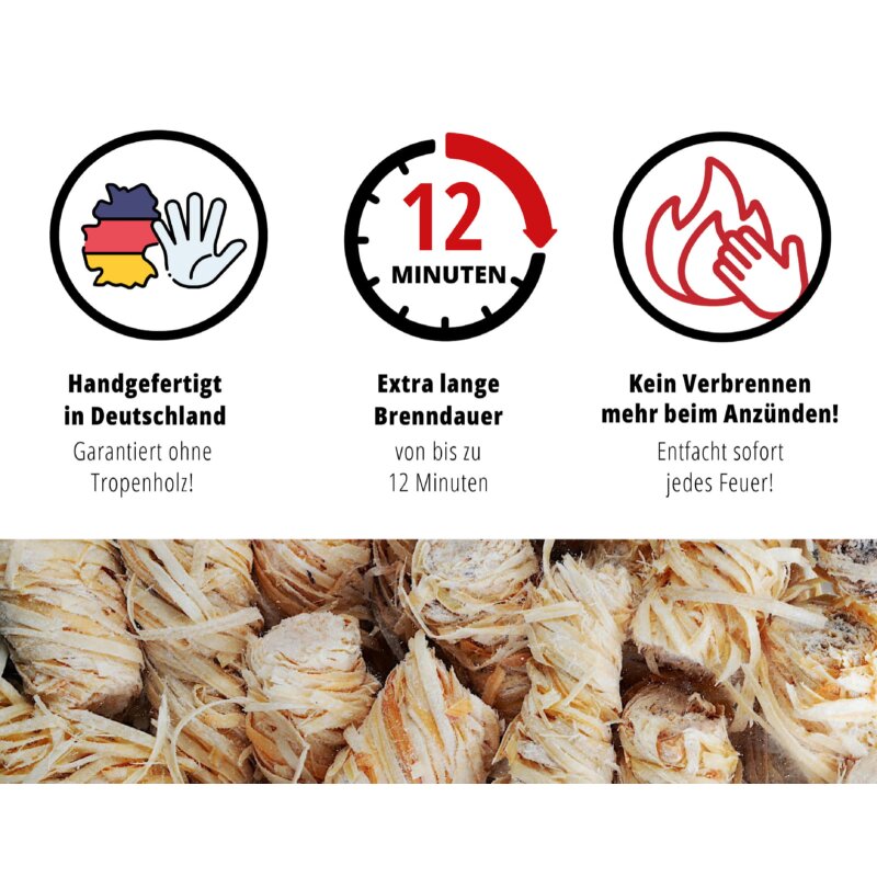 VALO Kaminholz- Anzünder - 1 kg (80 Stück)