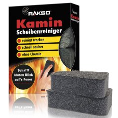 Valo Kaminscheibenreiniger Stahlwolle, 2er-Set