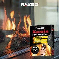 Valo Kaminscheibenreiniger Stahlwolle, 2er-Set