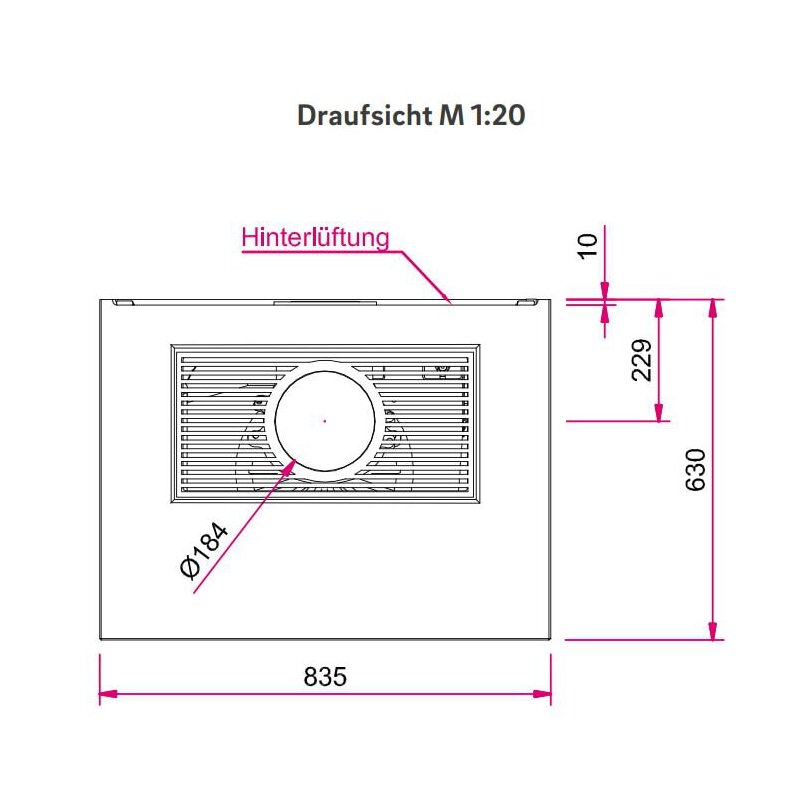 Kaminbausatz Camina S17 - 5 kW - Speicherkamin - Designbeton-AUSSTELLUNGSSTÜCK