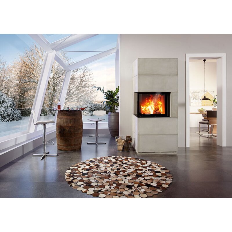 Kaminbausatz Camina S17 - 5 kW - Speicherkamin - Designbeton-AUSSTELLUNGSSTÜCK