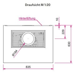 Kaminbausatz Camina S17 - 5 kW - Speicherkamin - Designbeton-AUSSTELLUNGSSTÜCK