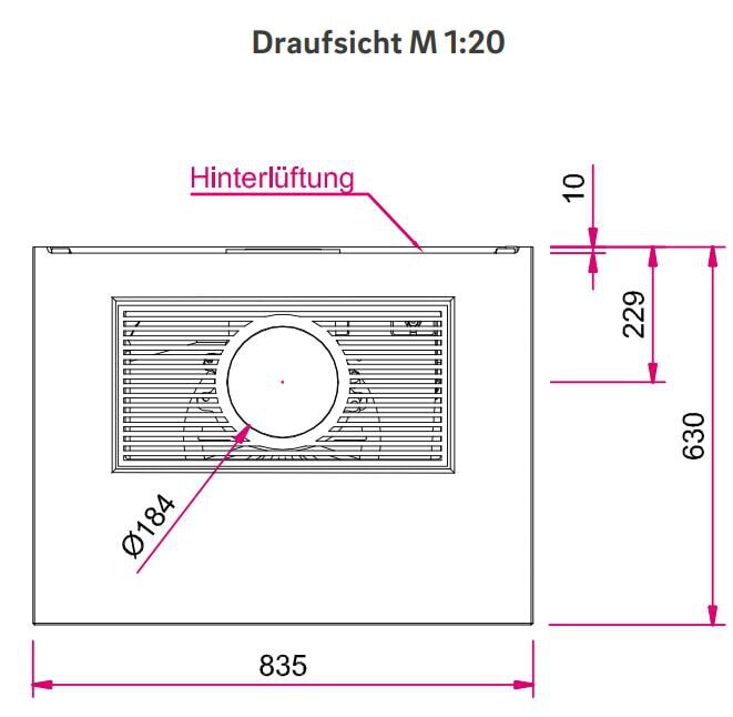 Kaminbausatz Camina S17 - 5 kW - Speicherkamin - Designbeton-AUSSTELLUNGSSTÜCK