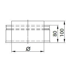 Mündungsabschluss - Ø 180 mm für DW-ECO 2.0