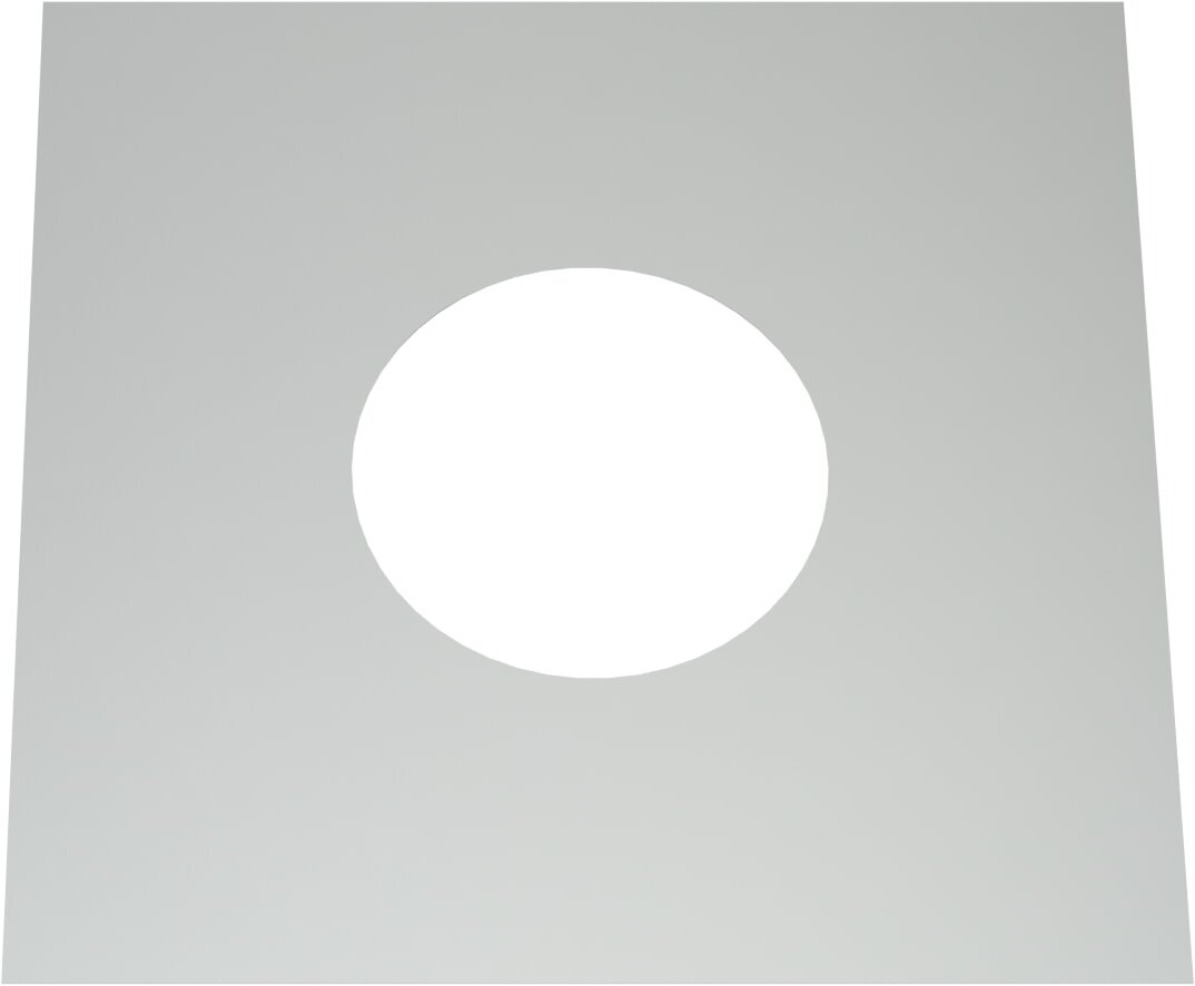 Wand-/ Deckenblende, einteilig 0° - Ø 180 mm