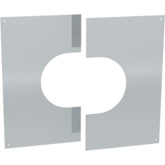 Wand-/ Deckenblende, zweiteilig variabel, 31°-45°...