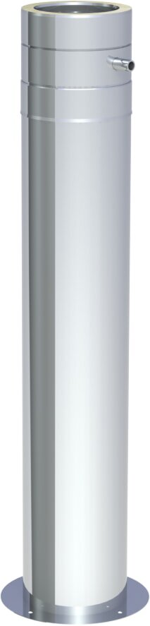 Teleskopstütze 190-1130mm inkl. Teleskopkopf m. Kondensatablauf seitl. und 1/2" Nippel - Ø 200 mm