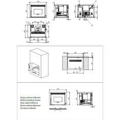 Pelleteinsatz La Nordica Extraflame Comfort P70 Air Plus (kanalisierbar) - 10 kW