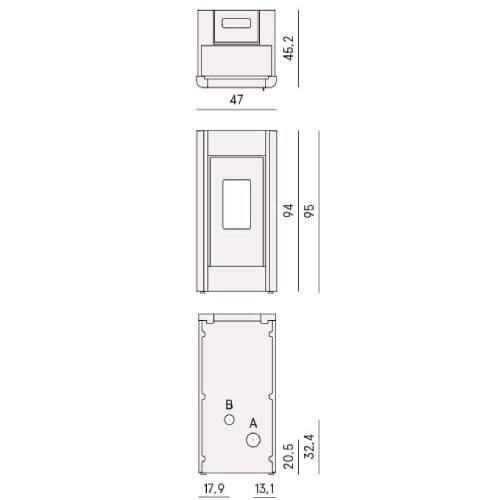 Pelletofen Cadel Sweet 7 - 7 kW