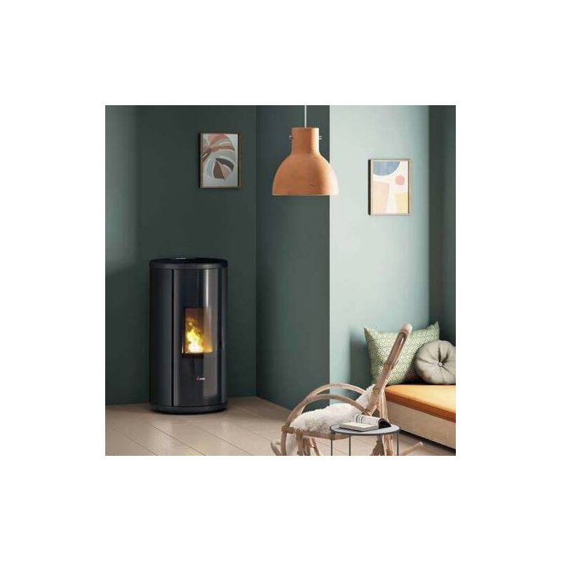 Pelletofen Cadel Sound 7 Ps - 7 kW - Metall Anthrazit