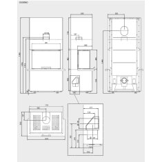 Kaminofen Bausatz Olsberg Osorno - 8 kW