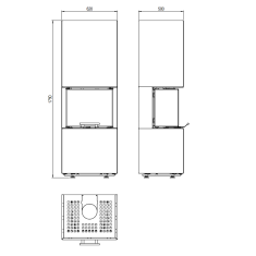 Kaminofen Bausatz Olsberg Osorno S - 5,7 kW