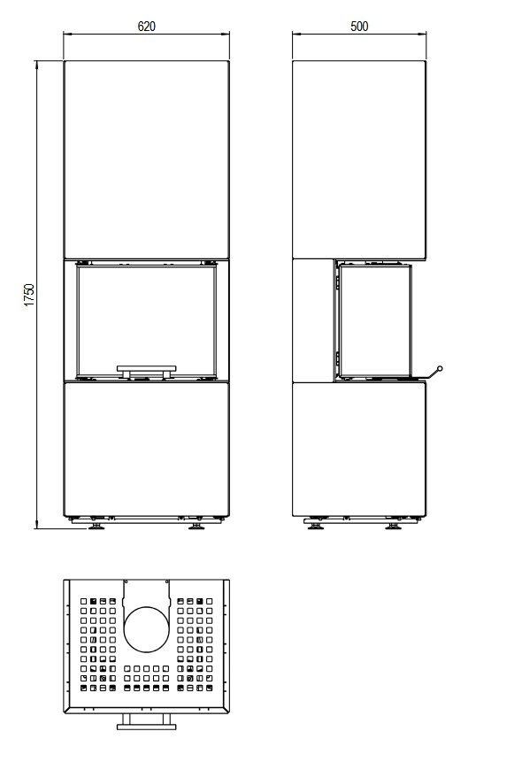 Kaminofen Bausatz Olsberg Osorno S - 5,7 kW