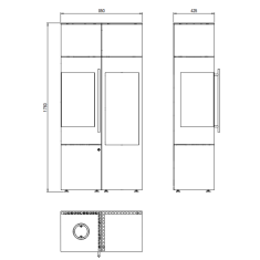 Kaminofen Olsberg Ipala Smart Compact - 5 kW