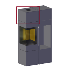 Olsberg Aufsatz links (für Türanschlag links) für Ipala Smart Compact