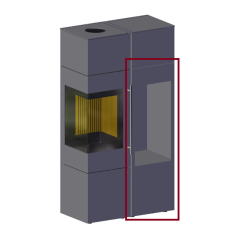 runder Pelletofen Pelletofen Cadel - Spirit 5 - 5,2 kW