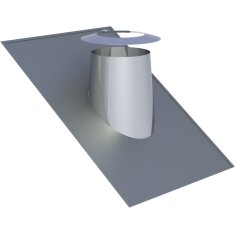 Dachdurchführung 26-35° mit Bleirand und Wetterkragen - Ø200 mm