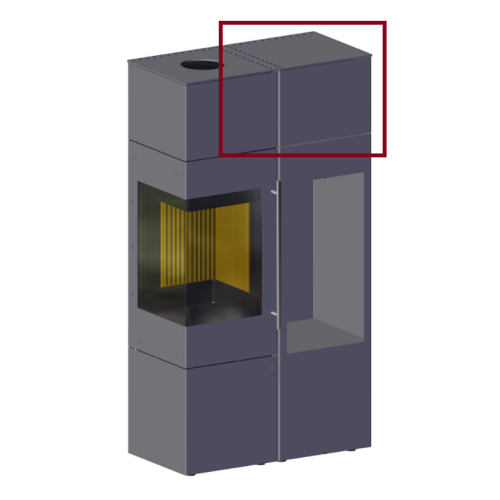 runder Pelletofen Pelletofen Cadel - Spirit 5 - 5,2 kW