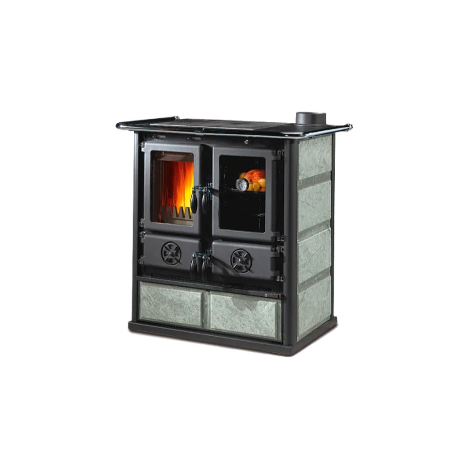 Küchenherd La Nordica Rosetta 16 Petra - 7,9 kW - Naturstein