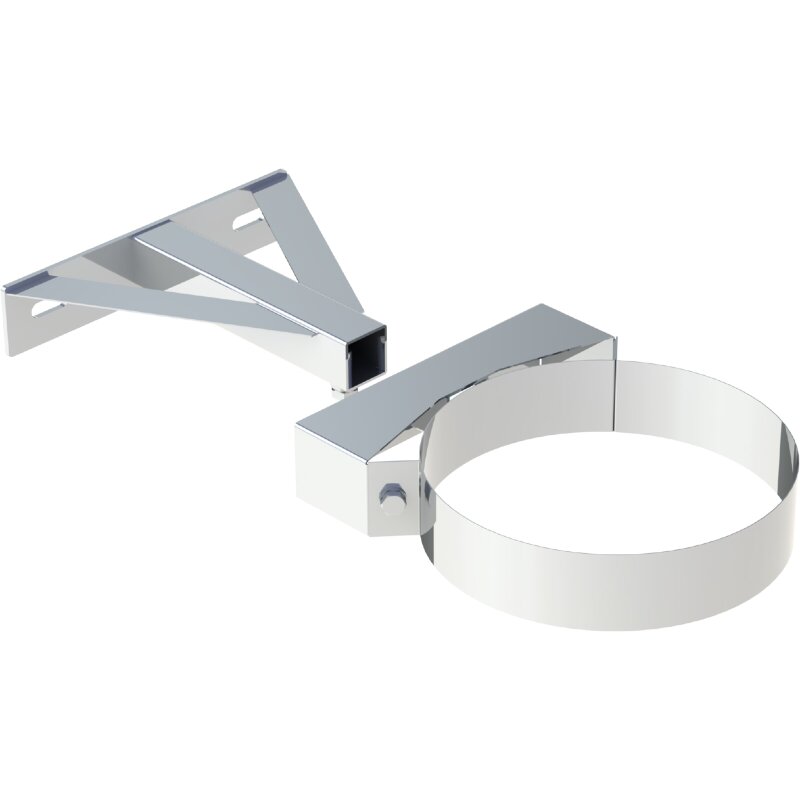 Wand- und Kopfteil für Wandhalter, Wandabstand ab 250 mm - Ø 200 mm