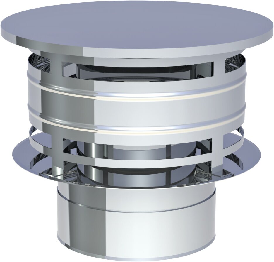 Hollandhaube mit drehbarer Reinigungsscheibe  - Ø 200 mm für DW-ECO 2.0