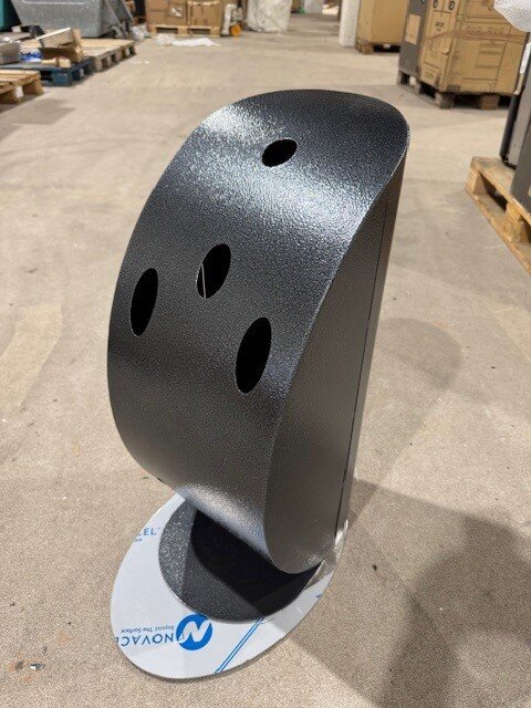 Alfa Forni - Schaufelständer Vela - Silberschwarz - B-Ware