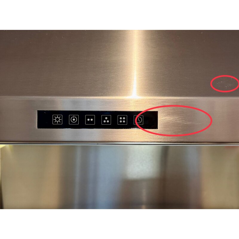 Rizzoli Dunstabzugshaube - Cappa Camino Inox 91 cm - B-Ware