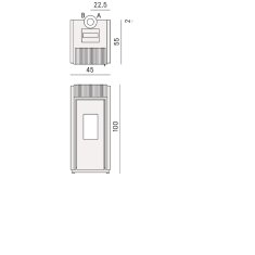 Pelletofen Cadel Bold 7 Up-Twin - 7 kW