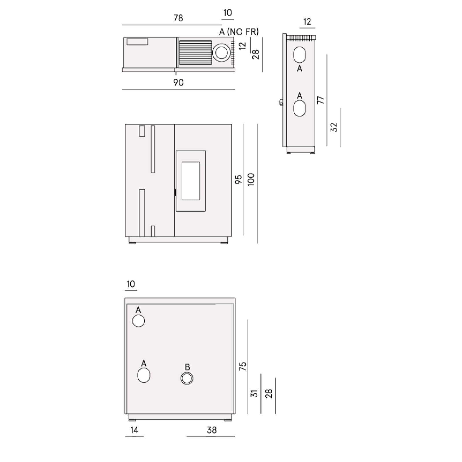 Pelletofen Cadel Baggy 7 - 6,9 kW